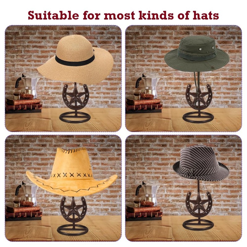 Bochino Cowboy Hat Rack Cowboy Hat Stand, Hat Display, Western