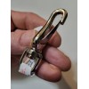 volt 2 1/2" zinc clip with 3/8" swivel oval eye.