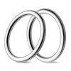 4 Inch Metal O Ring, 2 Pcs Seamless Welded 304