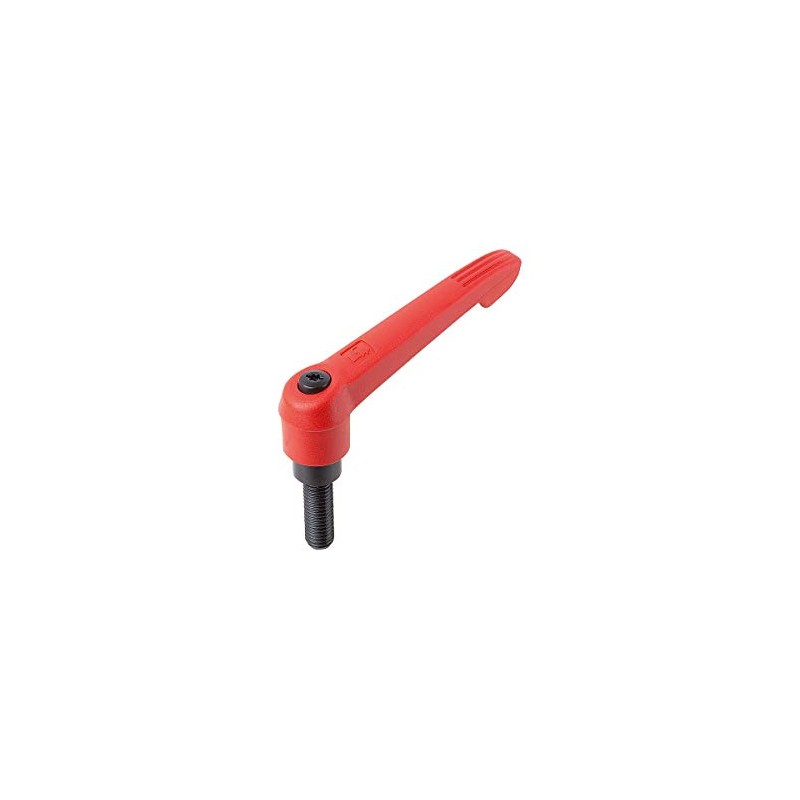 KIPP K0269 Clamping Lever with Male Thread M8X50 Steel and