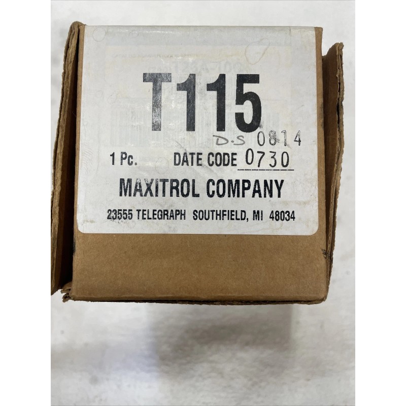 MAXITROL SLECTRA T115 OVERRIDE THERMOSTAT 40-90ºF
