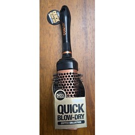 Conair Quick Blow-Dry Copper Collection Thermal Round Hair Brush