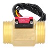 Water Sensor Meter Flowmeter 1.3in Brass Male Thread Swimming Pool