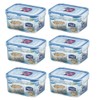 Lock & Lock Frischhaltedosen für Lebensmittel, luftdicht, rechteckig, 470 ml,