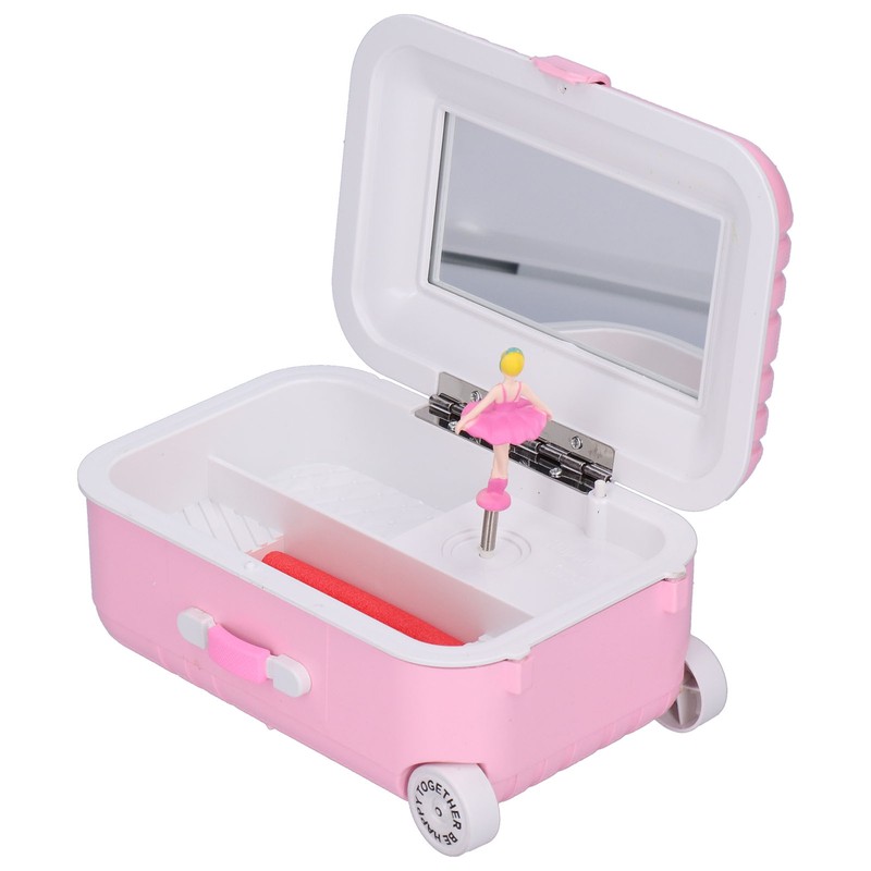 Originality Music Box Cute Luggage Jewelry Box Student Birthday Gift