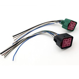 ALLMOST Juego de 2 para 6.0 6.4 7.3 Powerstroke Diesel Glow Plug Control Módulo GPCM Pigtail Conector 4C3Z-12B568-AA YC3Z-12B533-AA DY876 YC3Z12B533AA