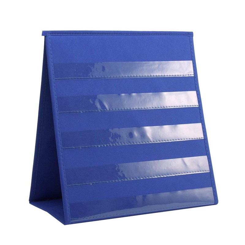 Maifa Tabletop Desktop Pocket Chart, Folding Small Pocket Chart Portable