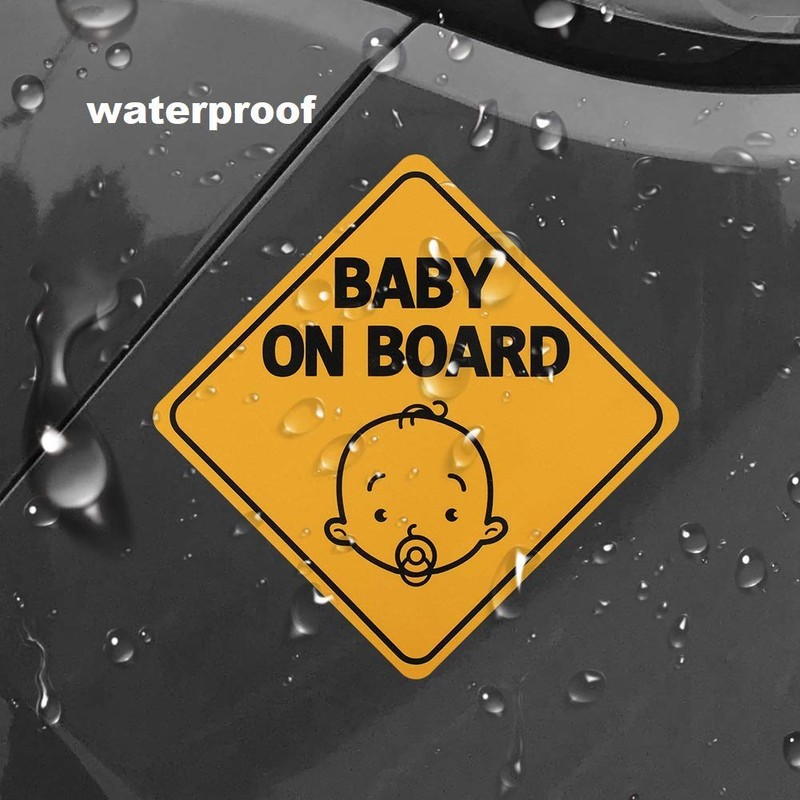 Hyber&Cara Baby On Board Sign Car Magnetic Baby In Car