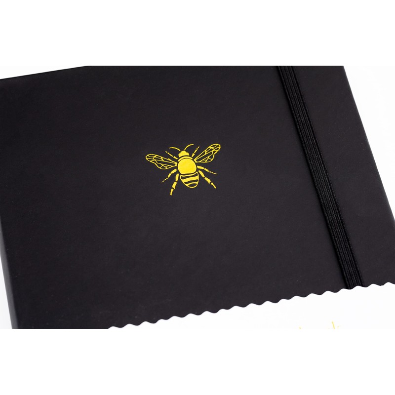 Yop & Tom Bee Lined Journal - Notebook With Beautiful