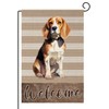 TopPacific Beagle Garden Flag Home Garden Welcome Dog Spring Yard
