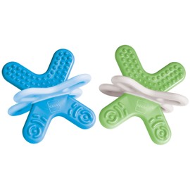 MAM Bite & Relax 4 + Phase 2 Teether 2-Pack 999698 blue / green