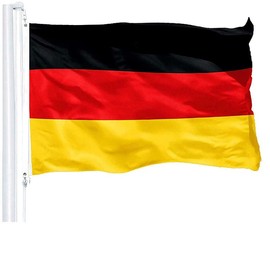 AIMALL Large German Germany Flag Deutschland Heavy Duty Outdoor 90 X 150 CM - 3ft x 5ft