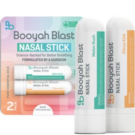 BOOYAH BLAST Nasal Stick, Nasal Inhaler Stick 2PK (Melon Rush & Citrus Kick)