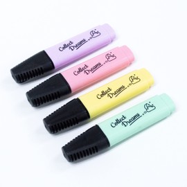 Yosogo Highlighter Pens Pastel Colour 808 Pack of 4 pcs Assorted Colour- 5mm Broad Tip