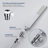 Tenfe Water Flow Control Valve for Shower Head, Brass Adjustable