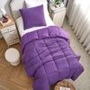 Coma Inducer Snowflakes Oversized Twin Comforter Set - Purple Acai