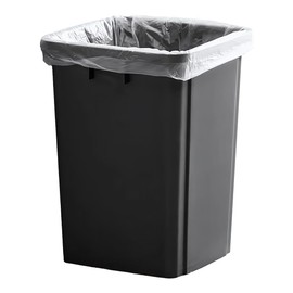 Harrison Greys 19 Gallon Trash Can, Heavy-Duty Square Waste Bin, Commercial Garbage Bin, Durable Waste Container, Recycling Bin, Plastic Wastebasket for Garage, Restaurants, Office, Kitchen