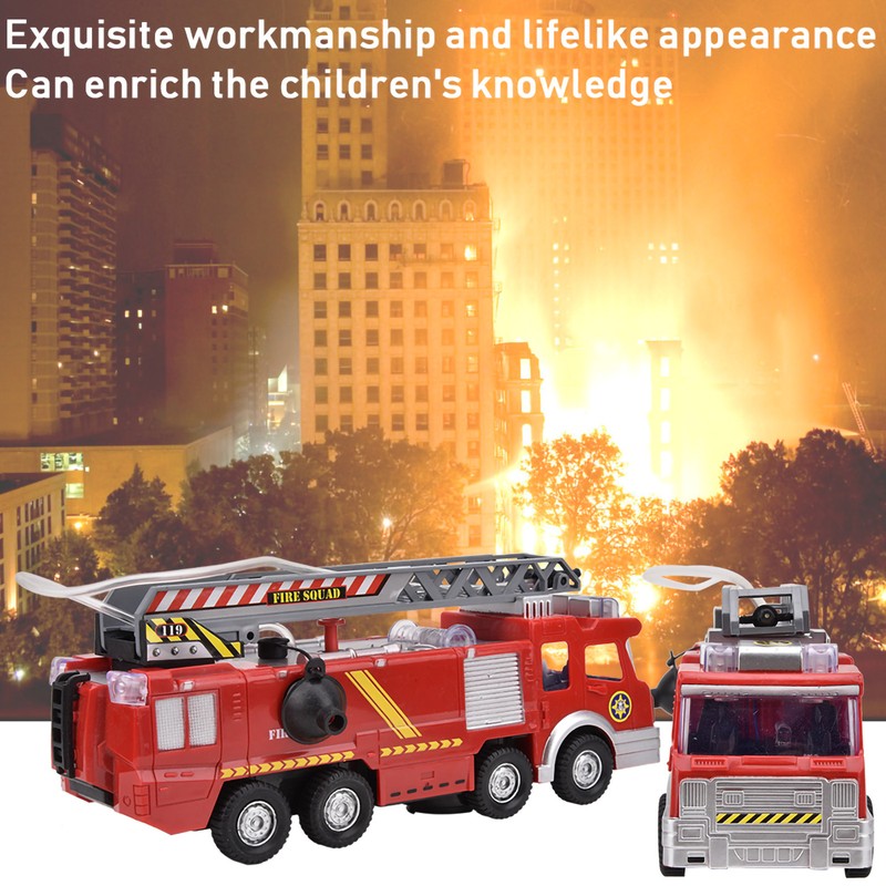 Kids Children Car Vehicle Simulation Electric Spray Water Fire Truck