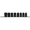 KS Tools 515.0608 3/8" Hexagon impact socket set, short, 8