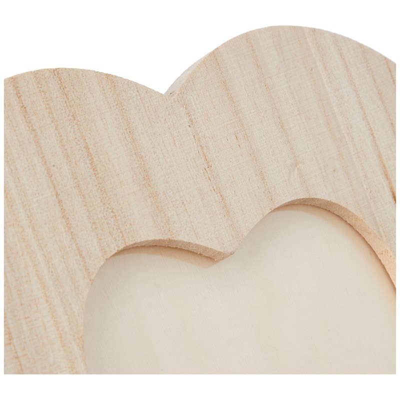 Artemio 17,5 x 17,5 cm, mit Holzrahmen, Beige