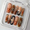 NailPhoria 3D Collections 10PCS Handmade Press On Nails REUSABLE Gel