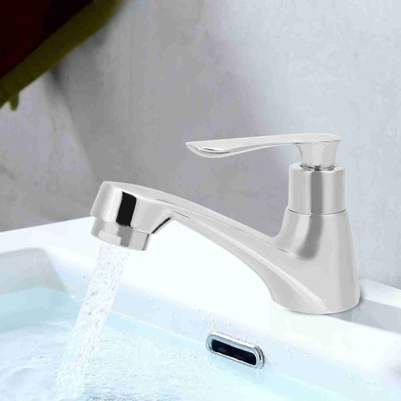 G1/2in Household Zinc Alloy Single Handle Faucet Water Tap for