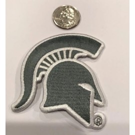 MSU Michigan State Spartans Vintage  Embroidered Iron On Patch  3" x 3" Awesome