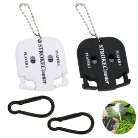 kiki fancy Golf Counter Set of 2 - Precise Impact Counter for Golfers, Compact and Lightweight Counting Devices for Golf - Ideal for Beginners and Professionals