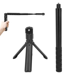 47in Invisible Selfie Stick Tripod for X4 X3 for ONE X2 for ONE X for ONE RS, Professional Extendable Action Camera Selfie Stick Tripod Bullet Time Photography Accessories