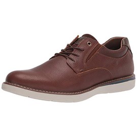 Nunn Bush Men's BAYRIDGE Plain Toe Lightweight Leather LACE-UP Oxford, Brown Multi, 9