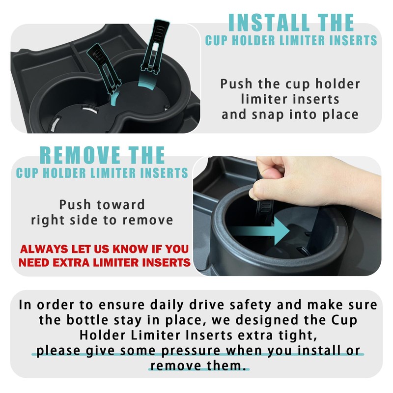 BestEvMod Upgraded V3 Armrest Storage Box and Cup Holder Lower