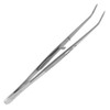 Tweezers with Lock London College – Offset – Stainless Steel