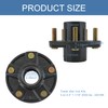 JDMSPEED 2 Trailer Idler Hub Kits 5 on 4.5" Replacement