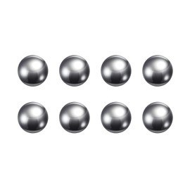 sourcing map 8pcs Precision Balls 15mm Diameter G200 201 Stainless Steel for Bearings