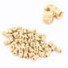 Litoexpe M5 Threaded Inserts, Brass Heat Set Insert Kit knurled