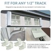 HV Shutter Holdback Clips, Heavy Duty Hurricane Storm Accordion Shutters