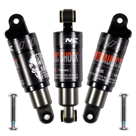 CNCLOL Mountain Bike Rear Shock 120mm/125mm/150mm/165mm/185mm/190mm/200mm,Bicycle Shock Absorber- Hydraulic Rear Suspension Shock for Mtb/Mtn/ebike/Dmn.