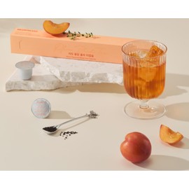 MEDIPRESSO Tea Capsules for Nespresso, Blend Teas, 10 pods (Pack of 1) Made in Korea (Plum Flavored Black Tea Capsule)