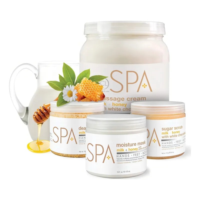 Crema Masaje Bcl Spa Organica Leche Miel 454