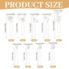 Nyvralora 13 Pcs Bridal Hair Pins White Ceramic Flowers Pearls