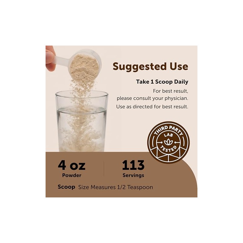 Maximum Strength Organic Ginseng Root 2001 Powder, 4 Ounce, with