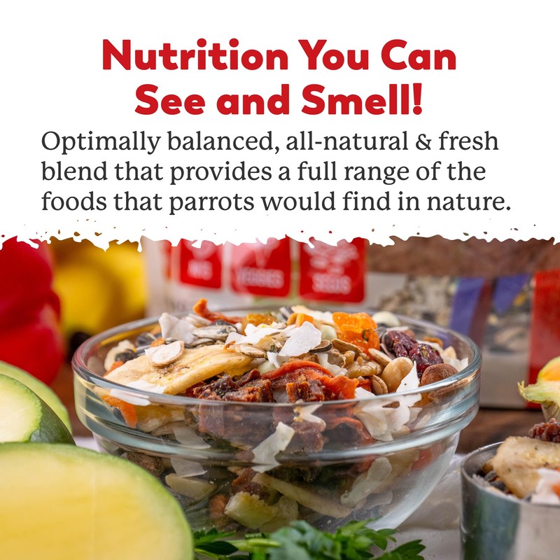 Dr. Harvey's Perfect Parrot Blend - Natural Food for Large
