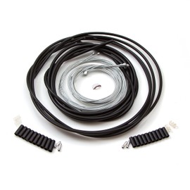 Clarks Cycle Systems Universal Galvanised Steel Brake and Gear Cable Kit, Front & Rear, Black