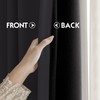 Fmfunctex Blackout Curtains for Bedroom Black Curtains 72 Drop Geometric