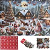 Advent Calendar 2024 Jigsaw Puzzles, 24 Box Christmas Puzzle Countdown