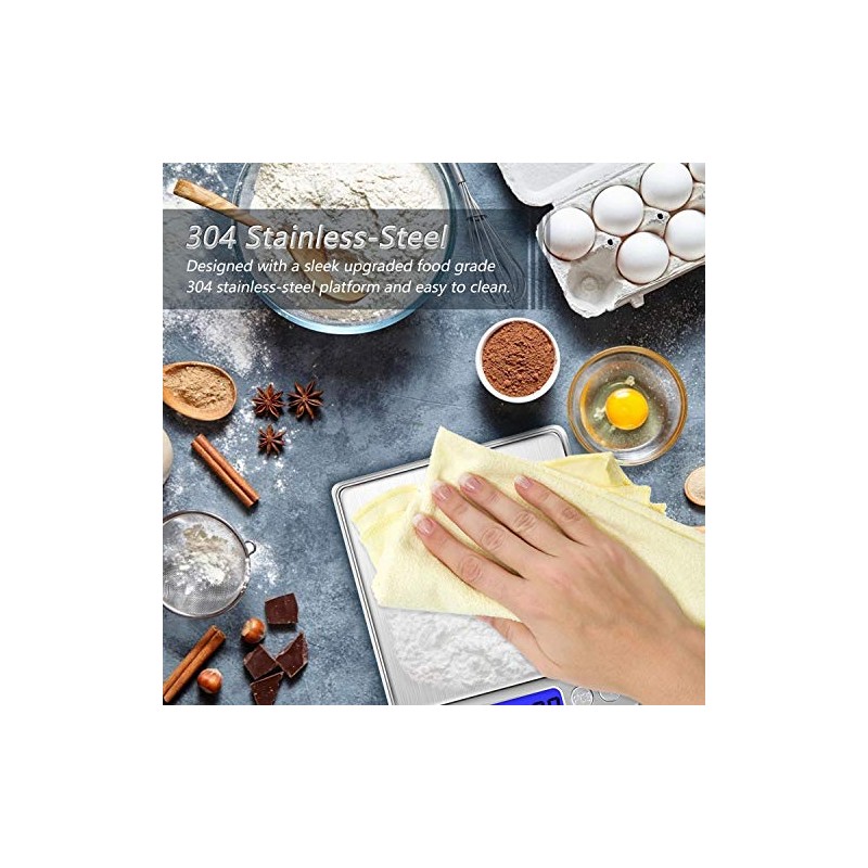 Diyife Balanza de Cocina 500g/0.01g, Escala de Alta Precisión/Báscula Digital/Báscula