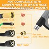M MINGLE High Pressure Washer Foam Cannon Kit, FOR PRESSURE