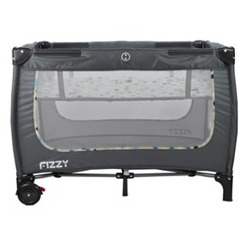 Maykoosh Rustic Romance Pack & Play Play Yard, Grey with Cream Border, Multi Color, Foldable, Portable Play Pen, 39.00 X 25.00 X 33.00 Inches