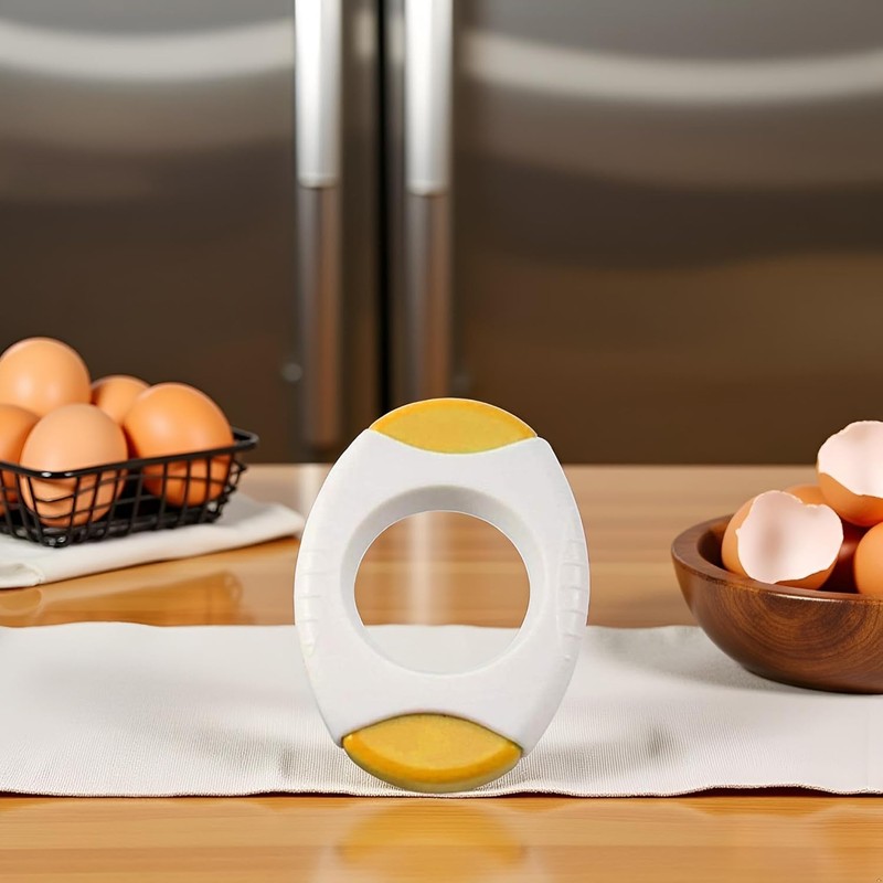 Yellow Egg Cracker Tool, Shell Opener Topper Cutter Separator for