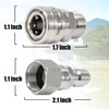 Tool Daily Pressure Washer Adapter Set with Swivel, M22 14mm